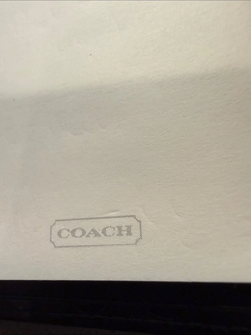 Coach mini notepad / organizer w pen and card slots